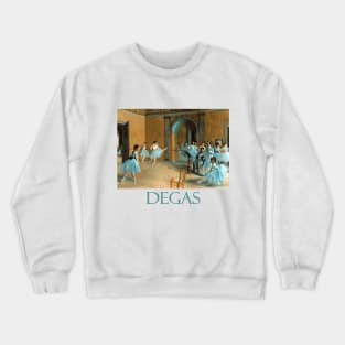 Dance Foyer at the Opera (1872) by Edgar Degas Crewneck Sweatshirt